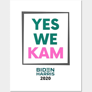 Biden Harris 2020 AKA BH2020 Pink + Green T-Shirt Posters and Art